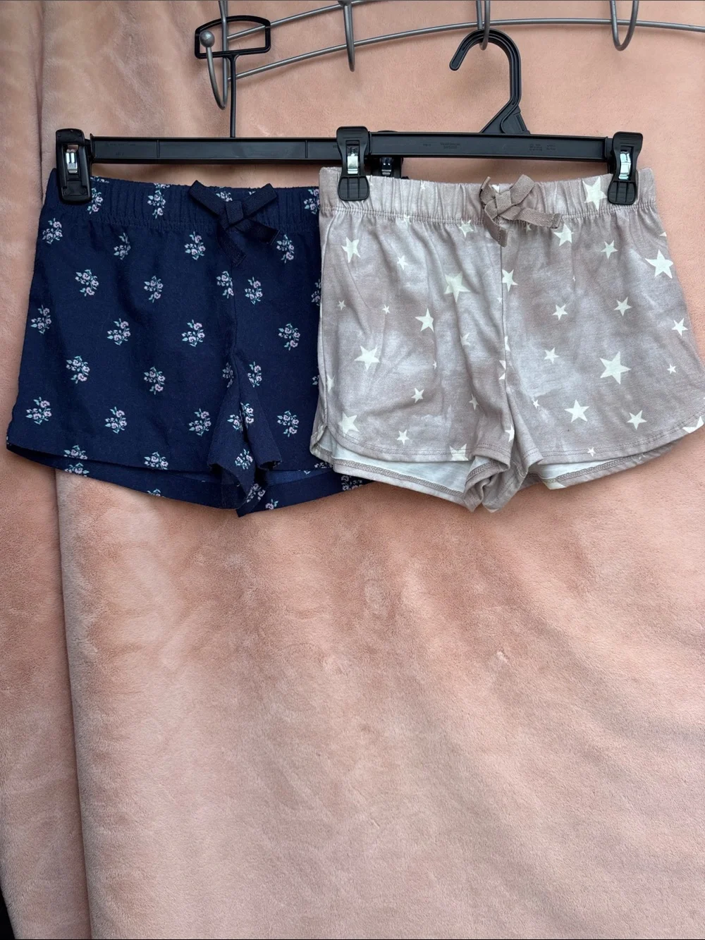 2 Pair Girls M/8 Pajama Shorts